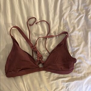 Stylish Ribbed Bikini Top